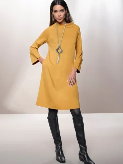 Kleider|heine Jerseykleid ocker