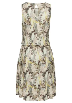 Strandkleider|Kleider|Vivance Jerseykleid creme-limonebedruckt