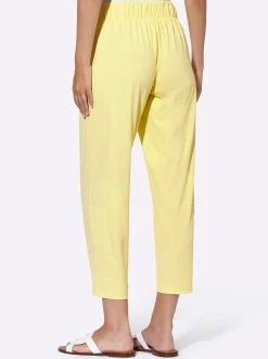 Homewear|Homewear|heine Jogg Pants mit Dehnbund zitrone