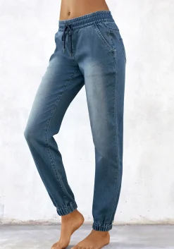 Hosen|H.I.S Jogger Pants blau-washed