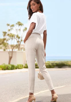 Hosen|Vivance Jogger Pants beige-rosakariert
