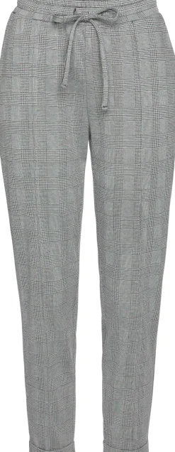 Hosen|Vivance Jogger Pants grau-schwarz-kariert
