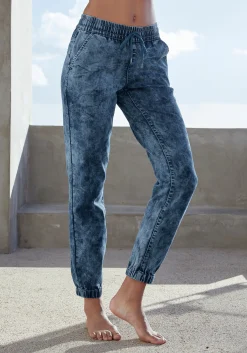 Homewear|Homewear|H.I.S Jogger Pants dunkelblau-moonwashed