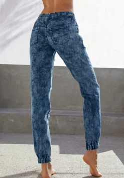 Homewear|Homewear|H.I.S Jogger Pants dunkelblau-moonwashed