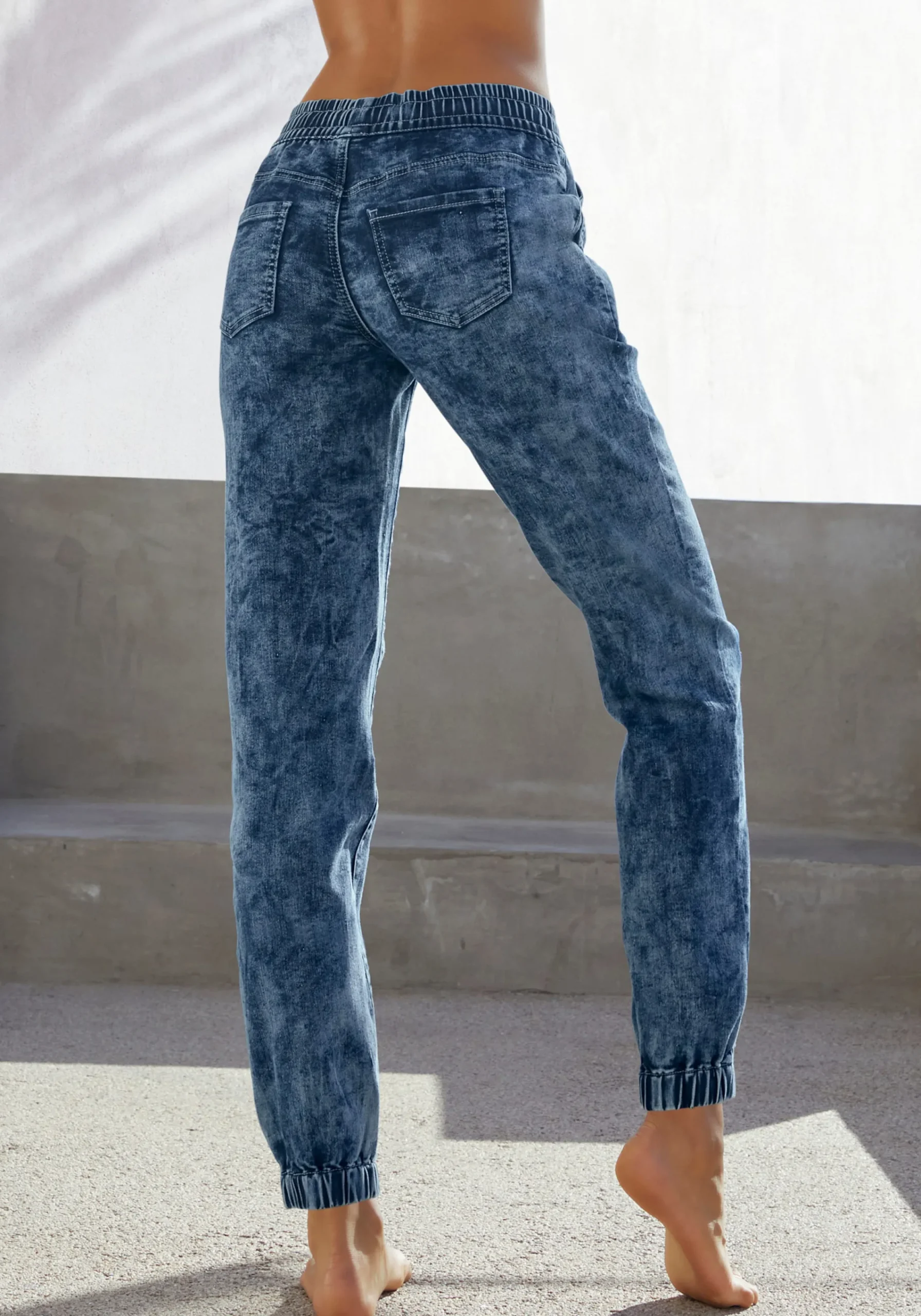 Homewear|Homewear|H.I.S Jogger Pants dunkelblau-moonwashed