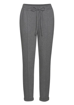 Strandmode|Vivance Jogger Pants graugestreift