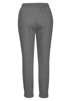 Strandmode|Vivance Jogger Pants graugestreift