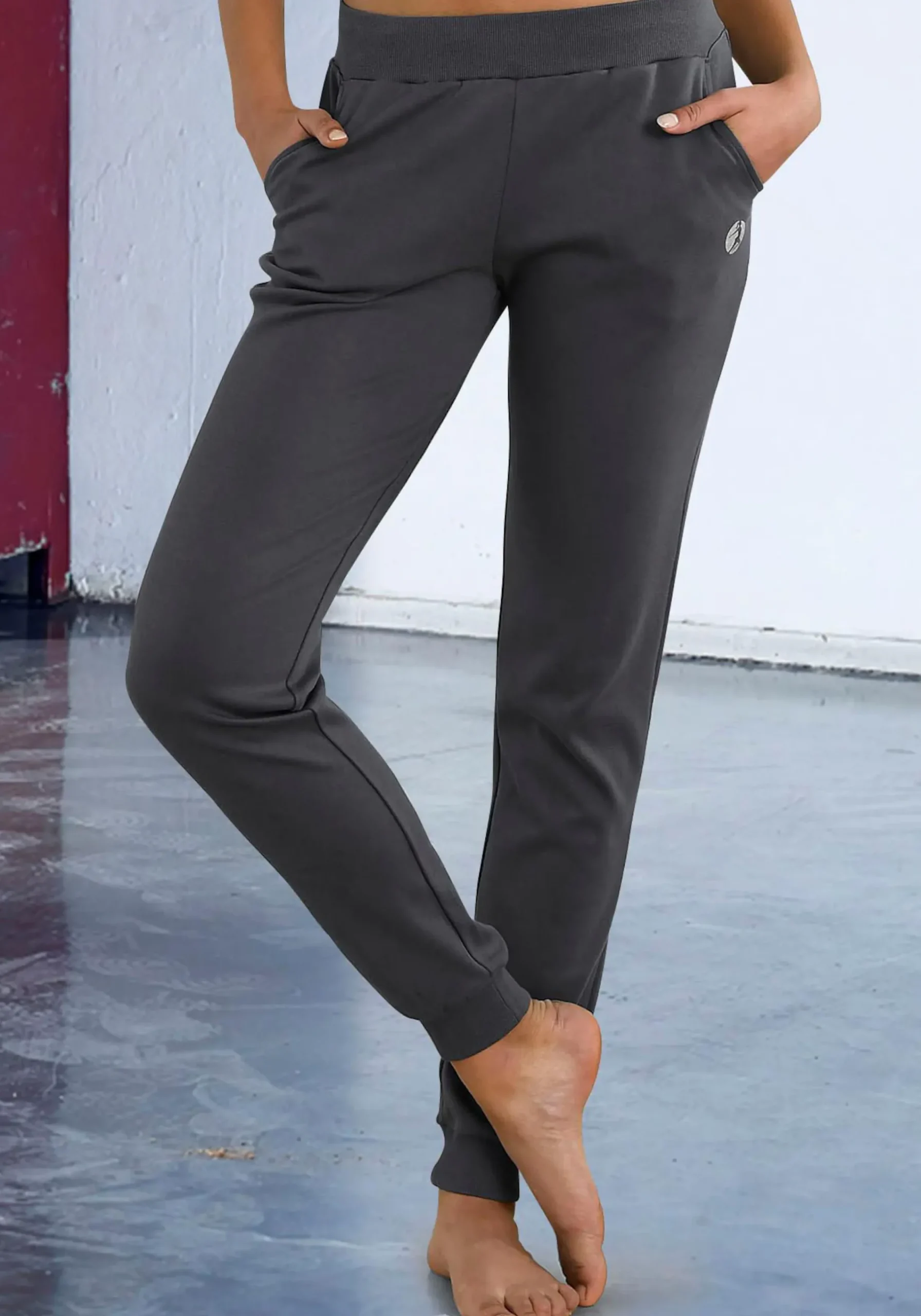 Homewear|Homewear|LASCANA ACTIVE Jogginghose anthrazit