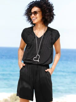 Overalls|heine Jumpsuit aus Jersey schwarz