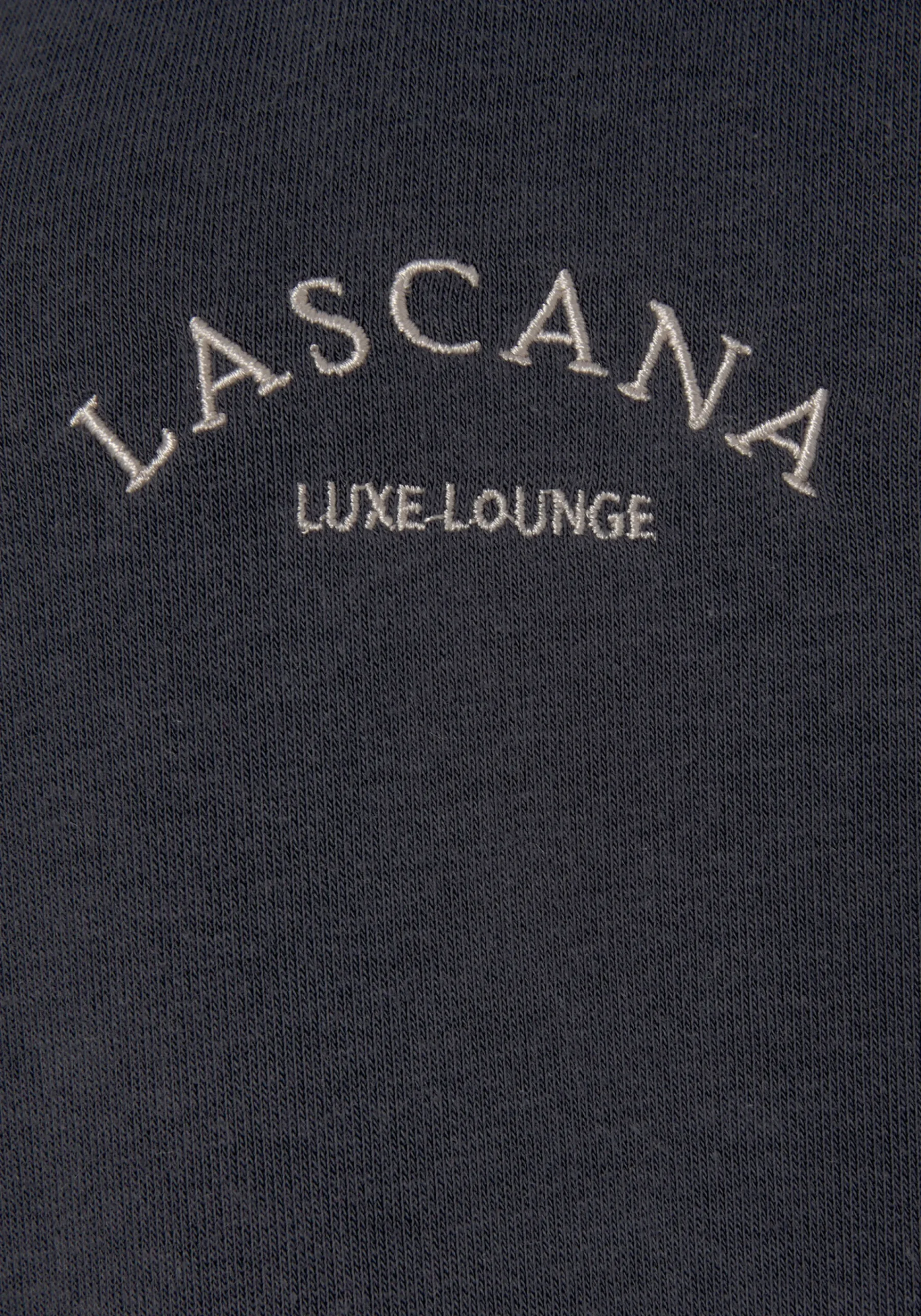 Homewear|LASCANA Kapuzensweatjacke anthrazit
