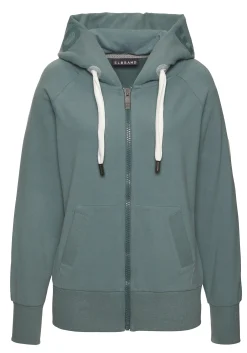 Homewear|Elbsand Kapuzensweatjacke petrol
