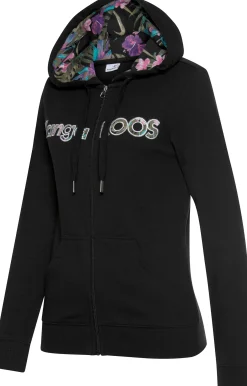 Homewear|Jacken|KangaROOS Kapuzensweatjacke schwarz