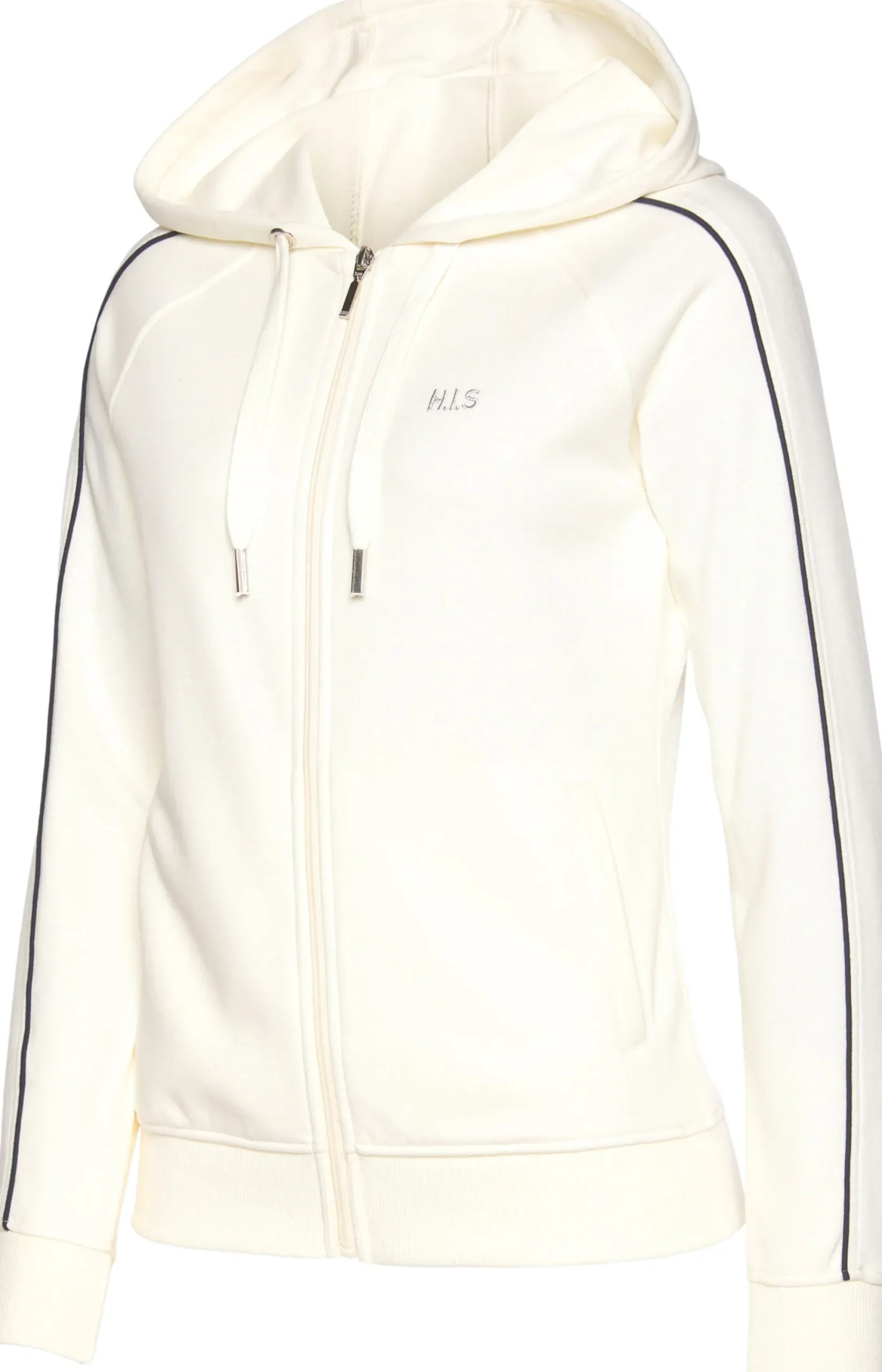 Shirts|H.I.S Kapuzensweatjacke ecru