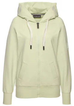 Homewear|Strandmode|Elbsand Kapuzensweatjacke pastellgrün
