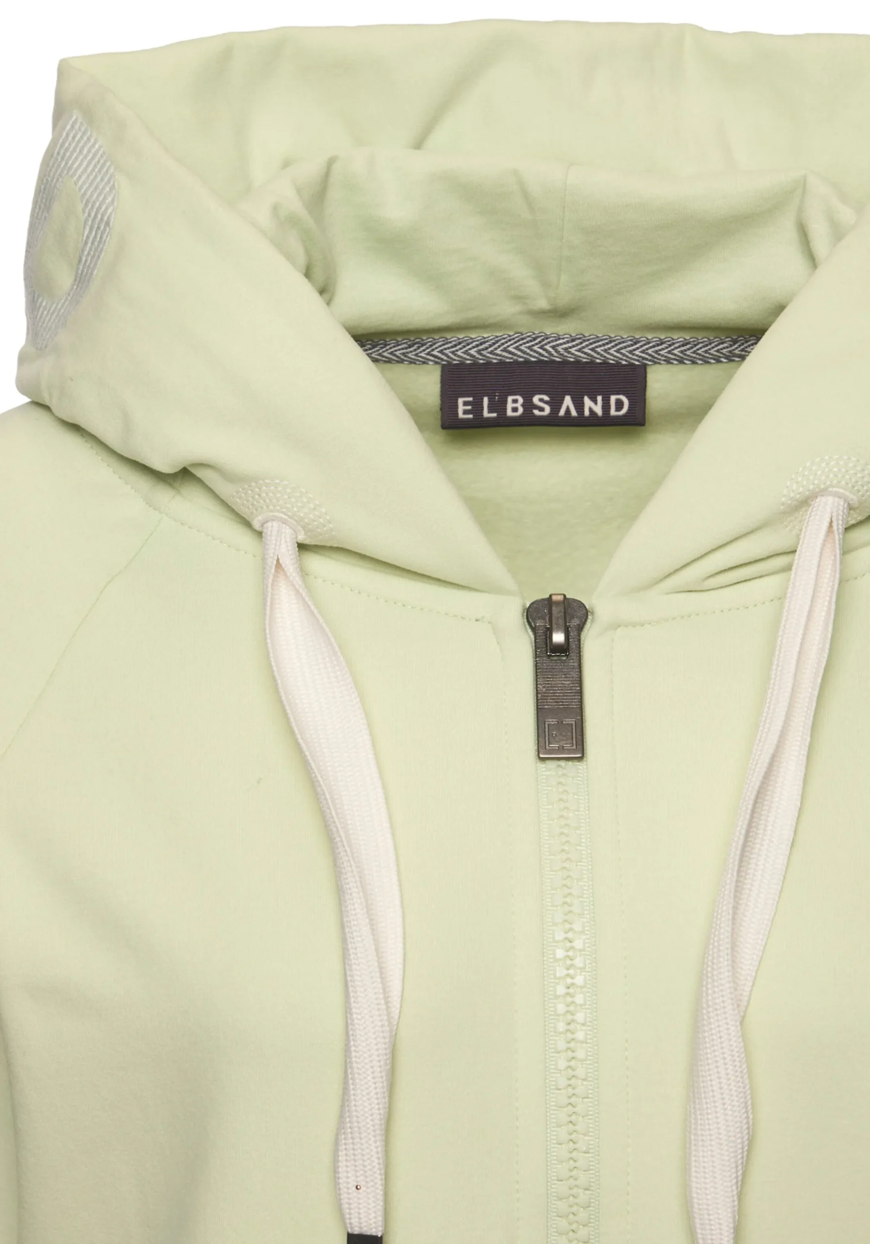 Homewear|Strandmode|Elbsand Kapuzensweatjacke pastellgrün