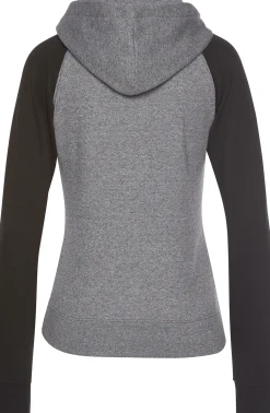 Homewear|Homewear| Kapuzensweatjacke schwarz-dunkelgrau