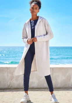 Homewear|Homewear|H.I.S Kapuzensweatjacke hellbeige