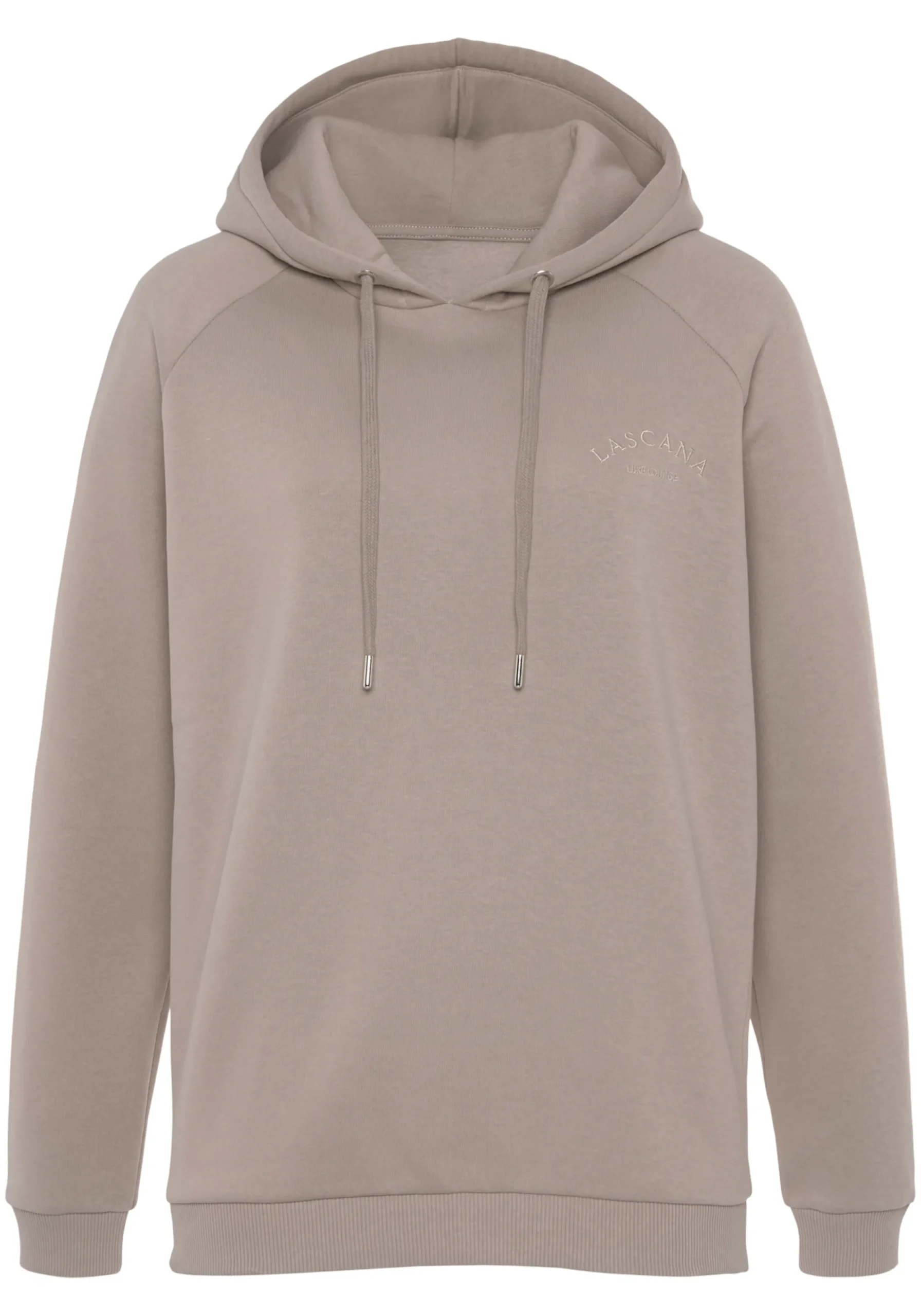 Strandmode|LASCANA Kapuzensweatshirt taupe