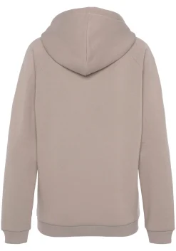 Strandmode|LASCANA Kapuzensweatshirt taupe