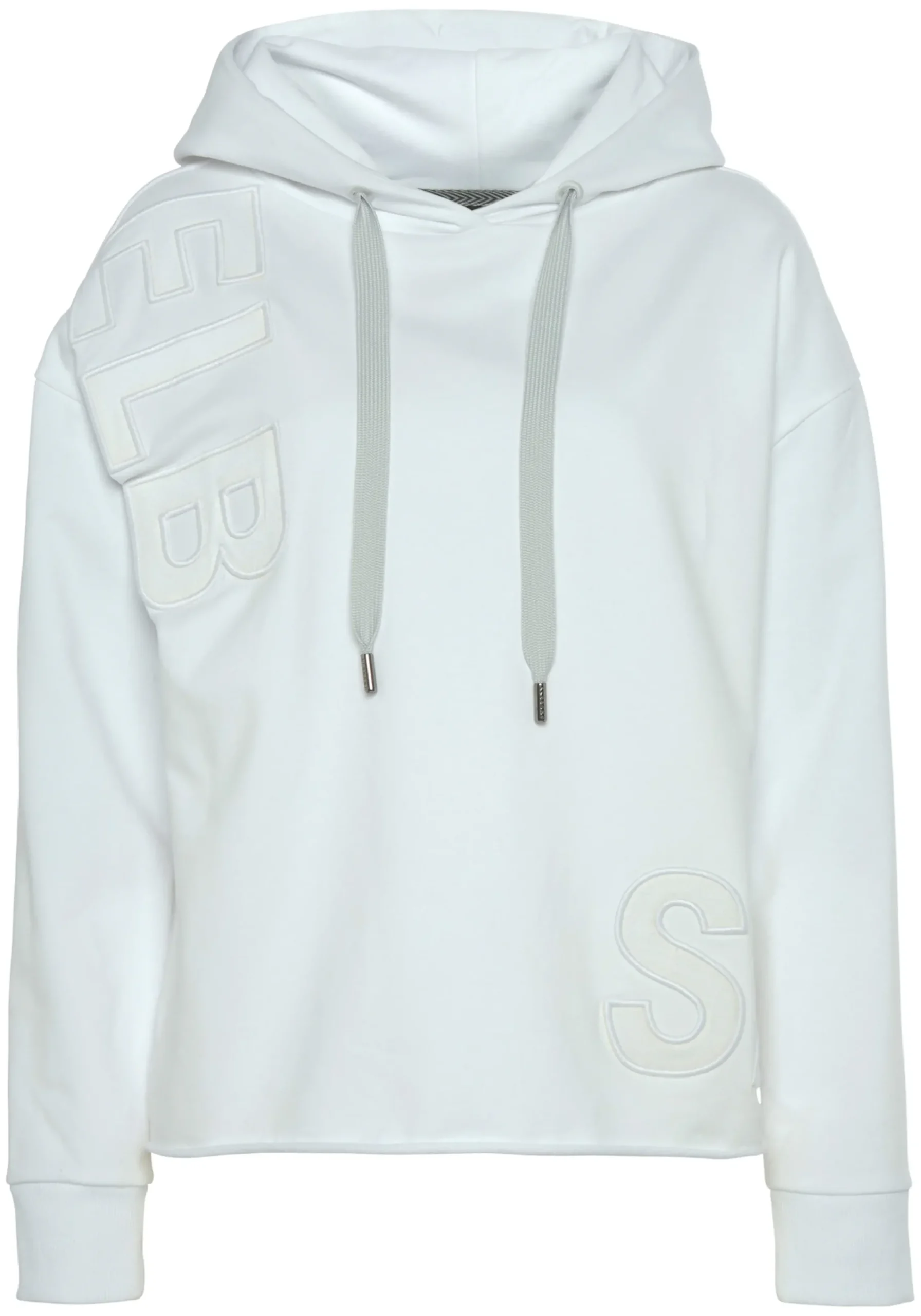 Strandmode|Shirts|Elbsand Kapuzensweatshirt weiß