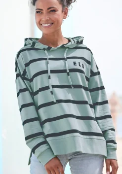 Strandmode|Pullover|Elbsand Kapuzensweatshirt blau-marine