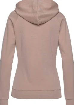 Pullover|Shirts| Kapuzensweatshirt beige-weiß
