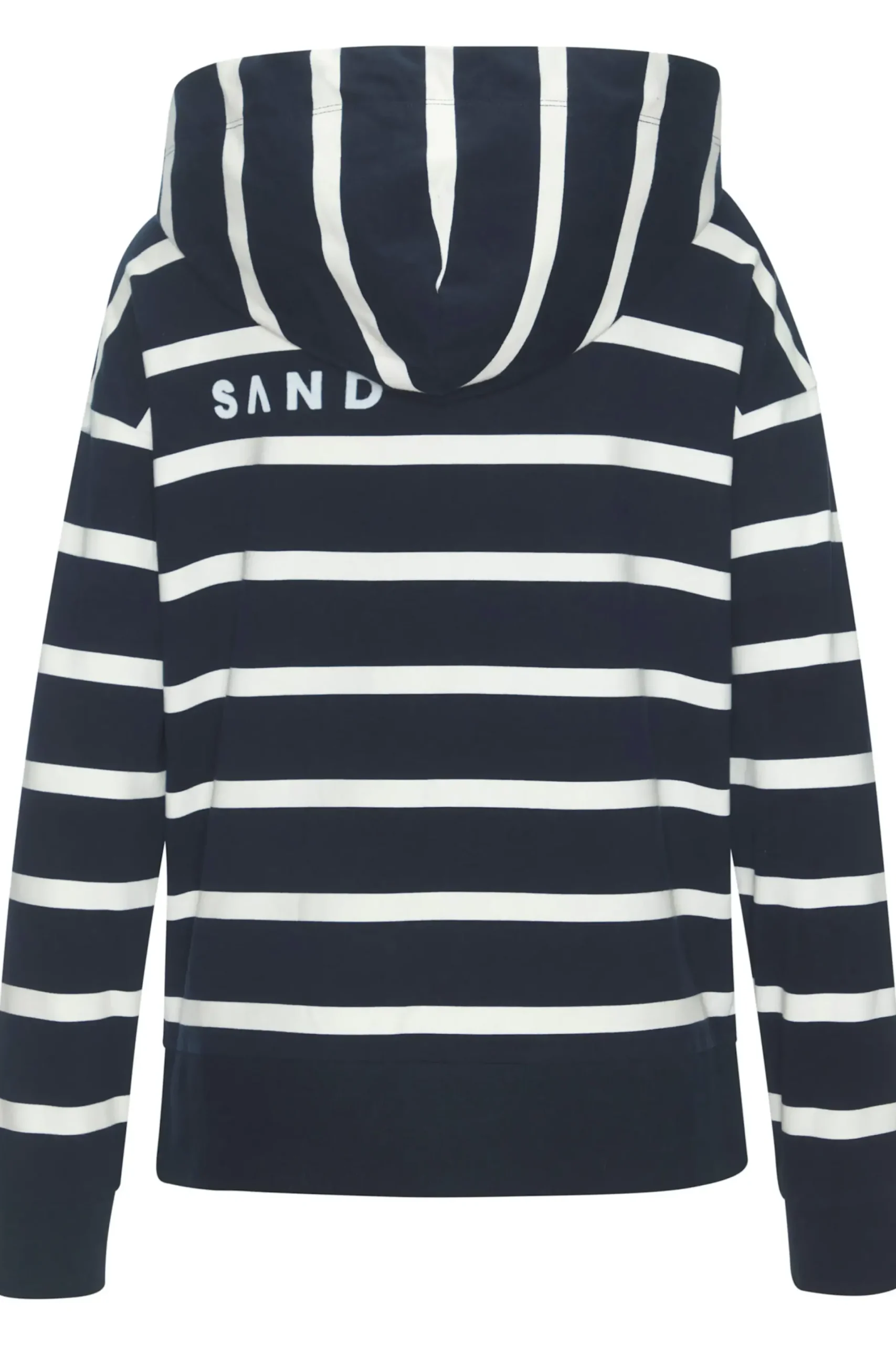 Pullover|Shirts|Elbsand Kapuzensweatshirt marine-weiß