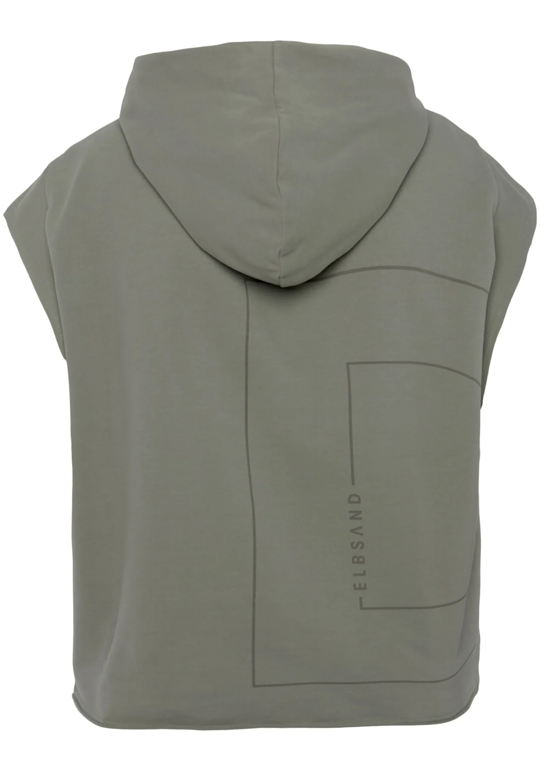 Pullover|Elbsand Kapuzensweatshirt khaki