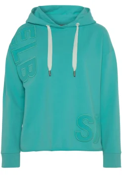 Strandmode|Pullover|Elbsand Kapuzensweatshirt aqua