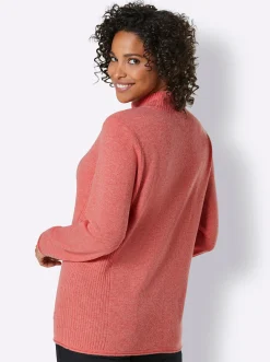 Pullover|CREATION L PREMIUM Kaschmirpullover koralle-meliert