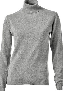 Pullover|heine Kaschmirpullover mit Rollkragen grau-melange
