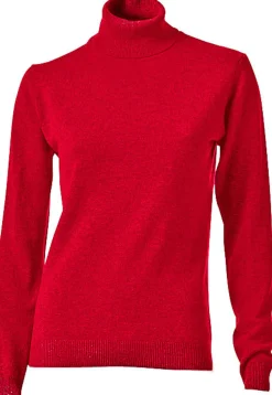 Pullover|heine Kaschmirpullover mit Rollkragen rot