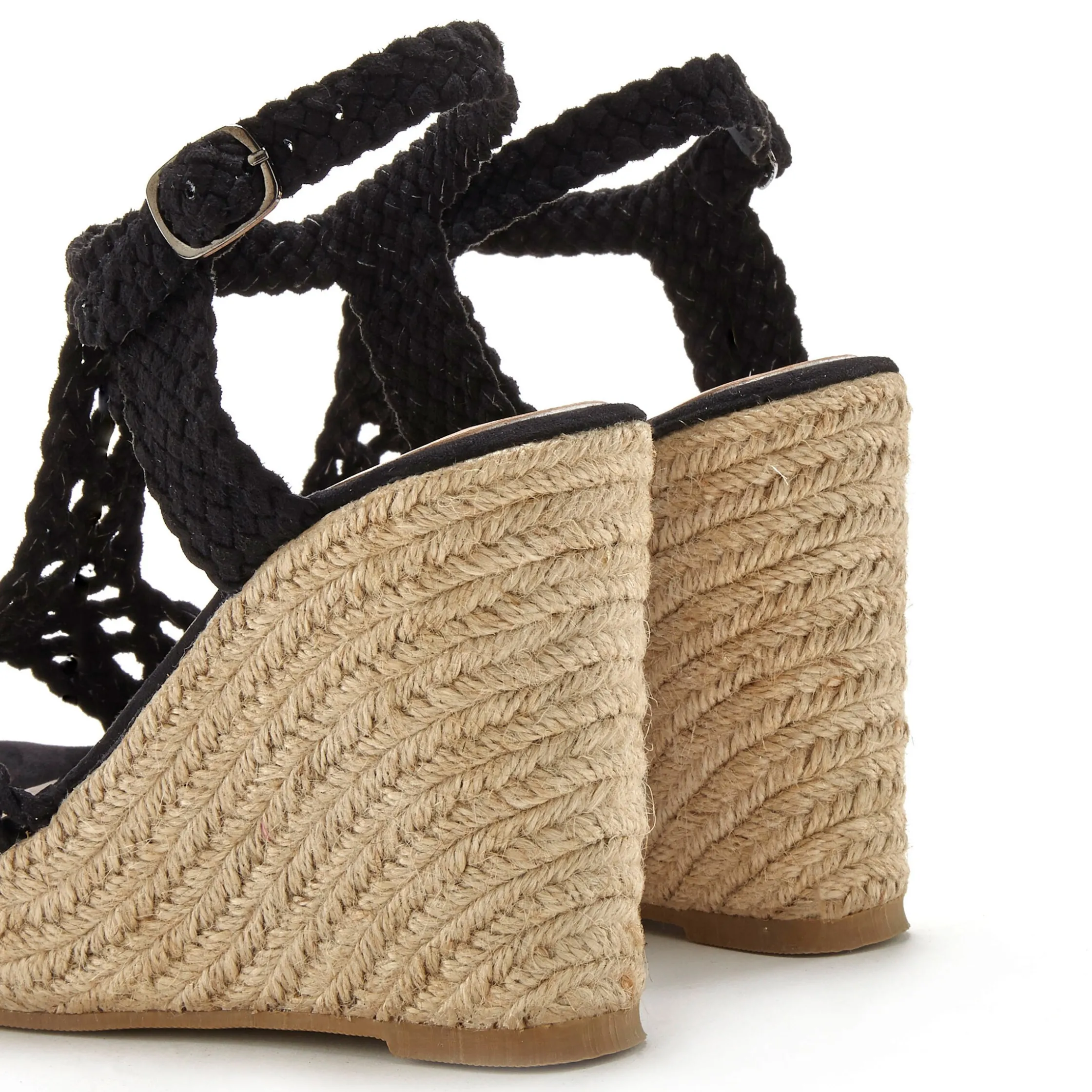 Sandalen & Sandaletten|LASCANA Keilsandalette schwarz