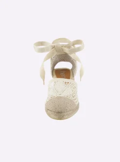 Sandalen & Sandaletten|heine Keilsandalette ecru