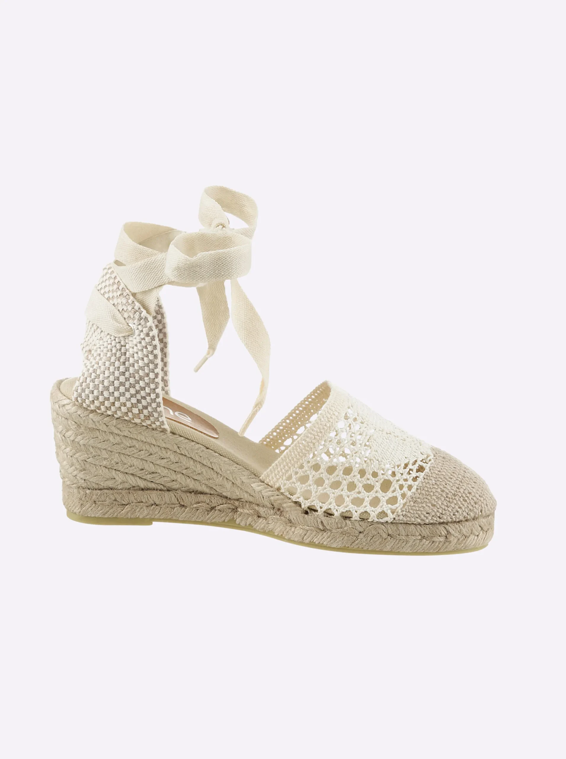 Sandalen & Sandaletten|heine Keilsandalette ecru