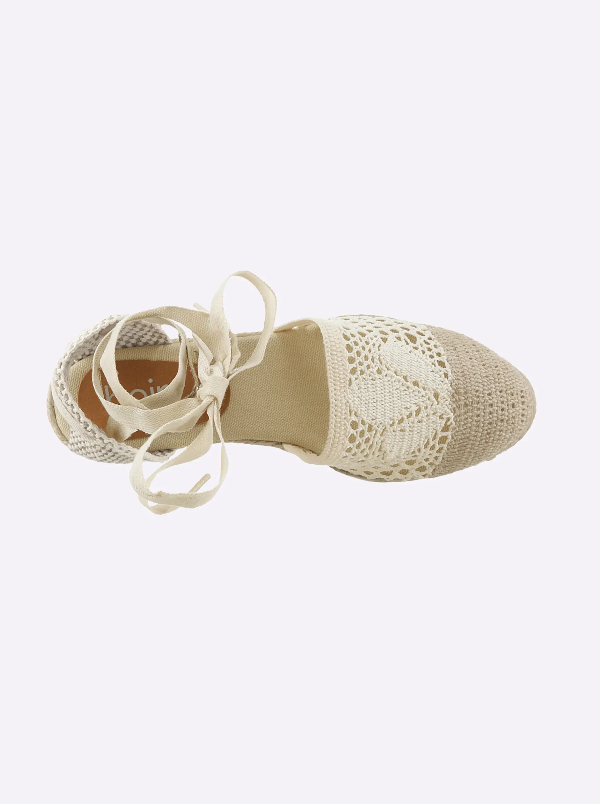 Sandalen & Sandaletten|heine Keilsandalette ecru