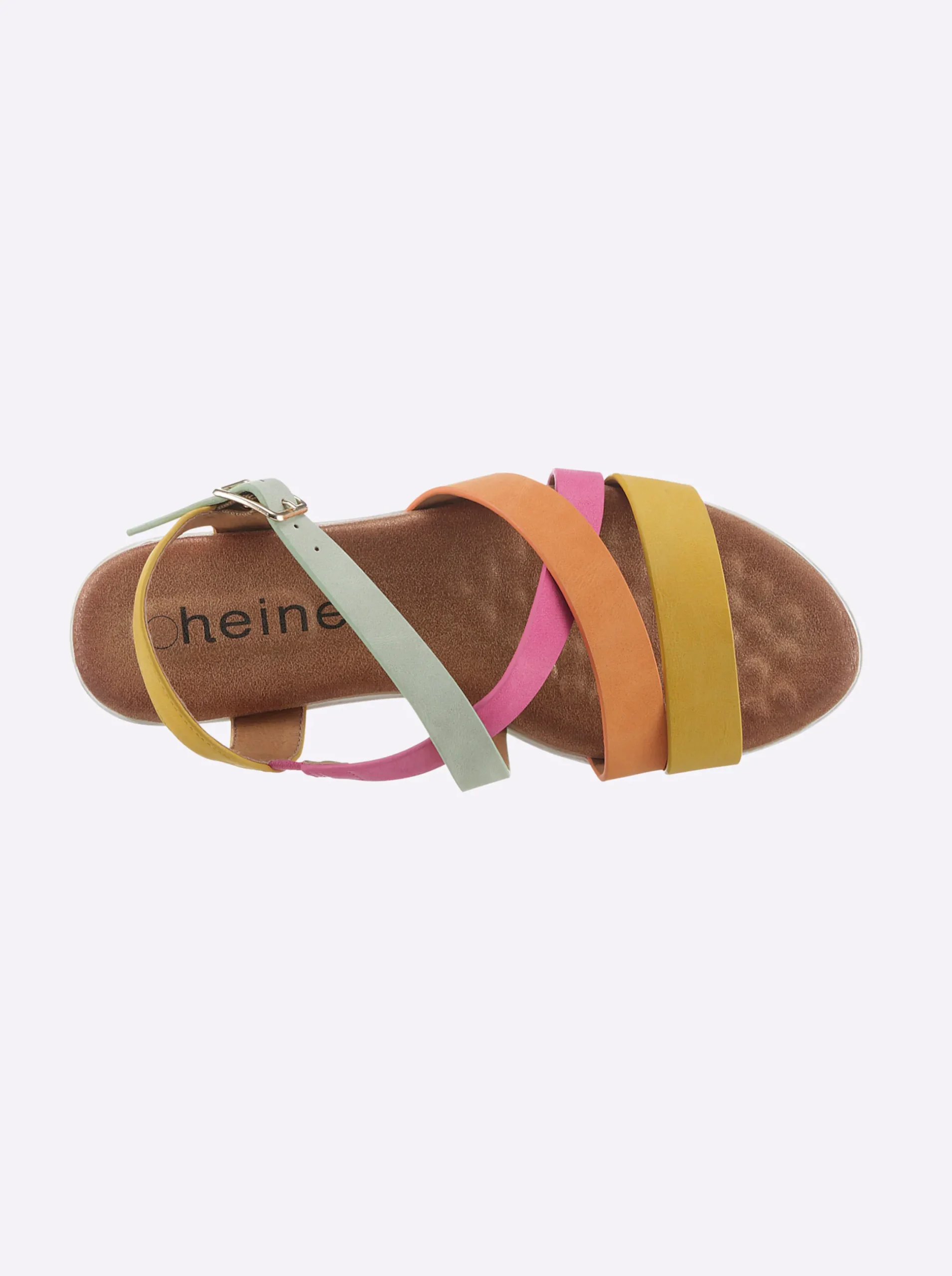 Sandalen & Sandaletten|heine Keilsandalette bunt