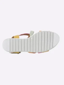 Sandalen & Sandaletten|heine Keilsandalette bunt