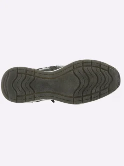 Stiefeletten|Stiefel|heine Keilstiefelette schwarz