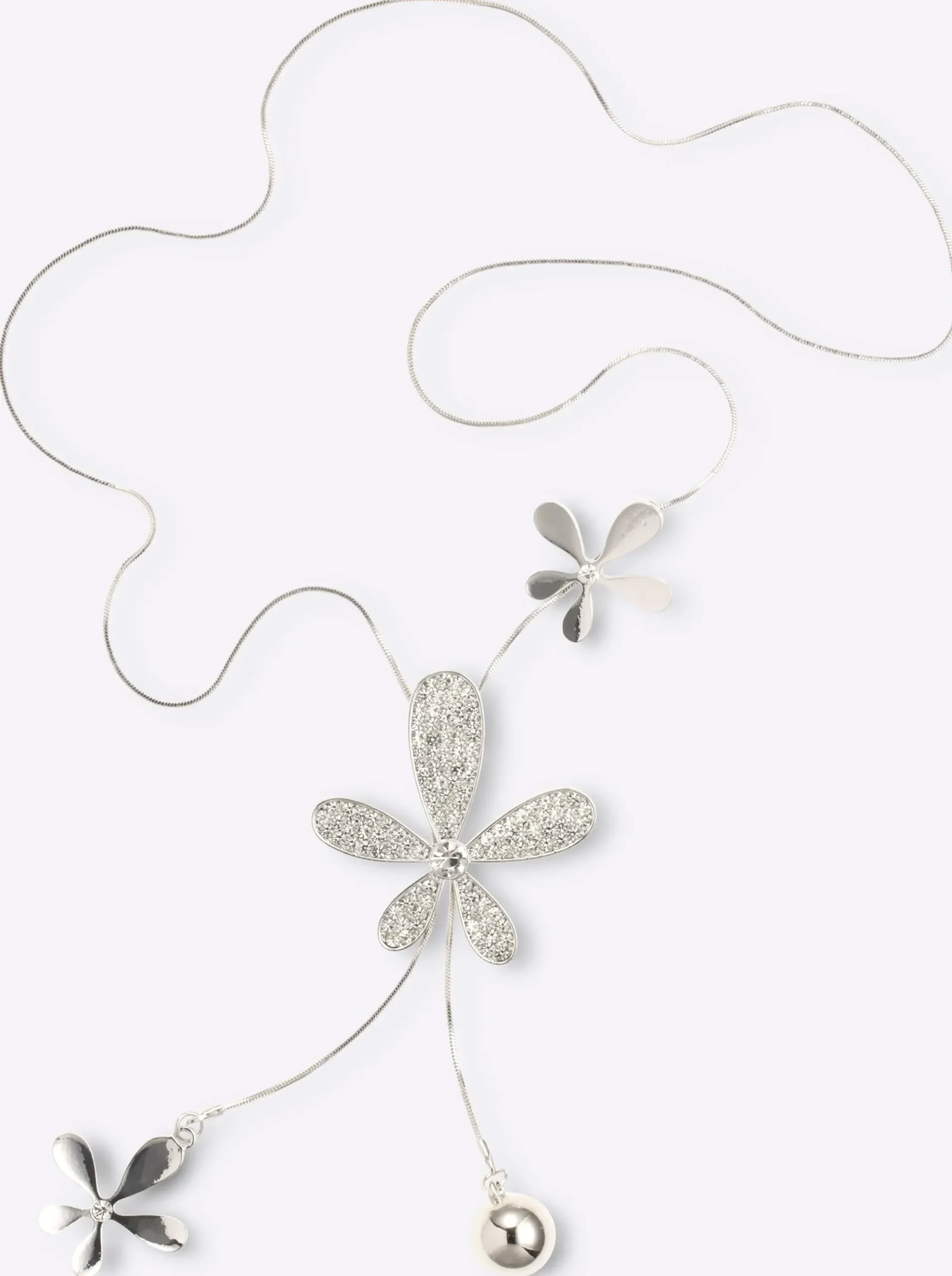 Schmuck|heine Kette silberfarben