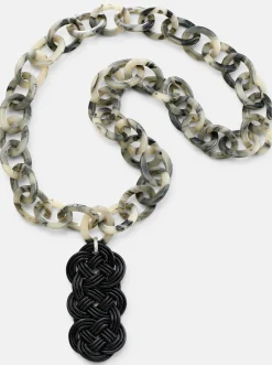 Schmuck|heine Kette schwarz