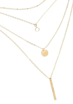 Schmuck|LASCANA Kette mit Anhänger goldfarben