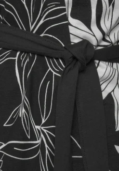 Nachtwäsche|LASCANA Kimono schwarz