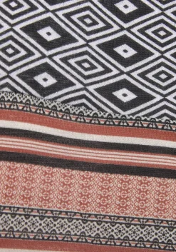 Nachtwäsche|Vivance Dreams Kimono braungemustert