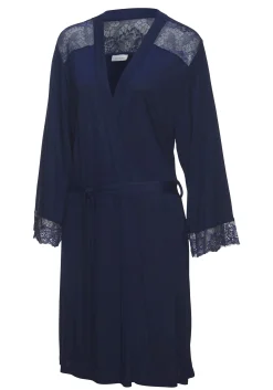 Nachtwäsche|LASCANA Kimono nachtblau