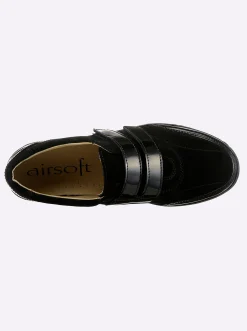 Sneakers & Schnürer|airsoft comfort+ Klettschuh schwarz