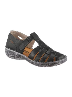 Sandalen & Sandaletten|Loretta Klettschuh schwarz