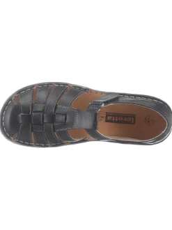 Sandalen & Sandaletten|Loretta Klettschuh schwarz