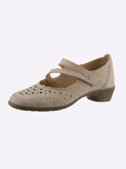 Pumps|airsoft comfort+ Klettschuh taupe
