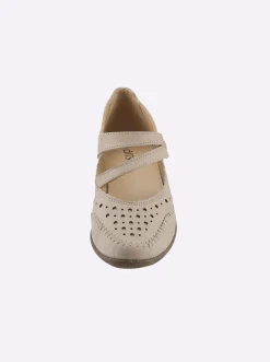 Pumps|airsoft comfort+ Klettschuh taupe